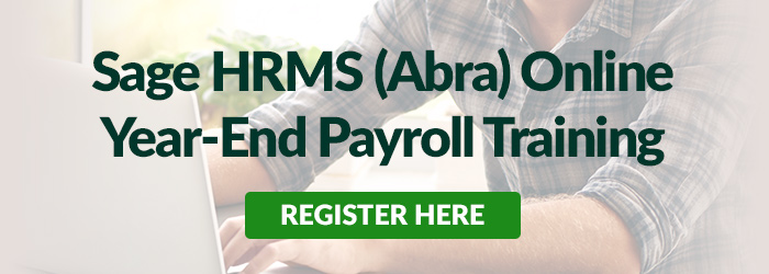 Sage HRMS Payroll Training