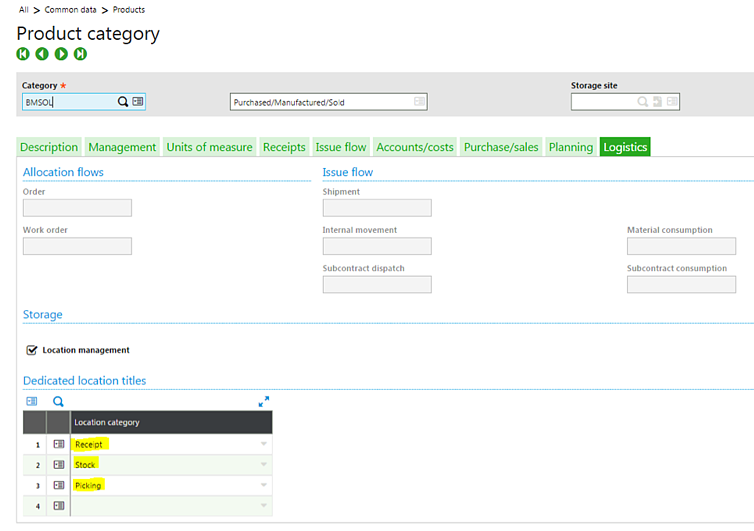 Allocation Rules and Pick Sequence in Sage X3