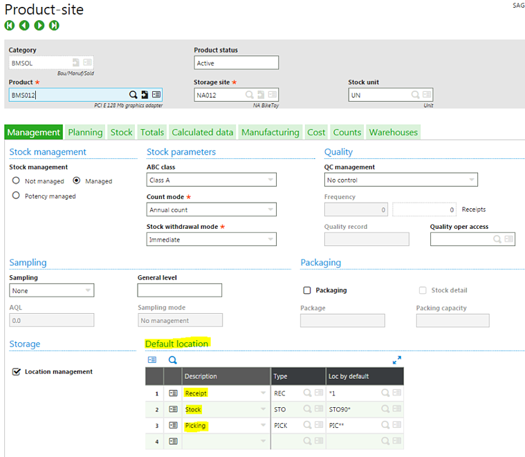 Allocation Rules and Pick Sequence in Sage X3