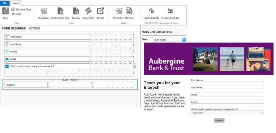 ClickDimensions Web Forms