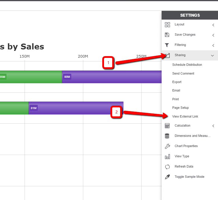 Sage X3 report sharing