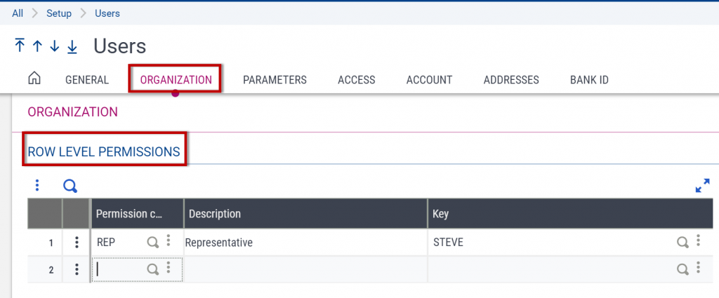 Sales Rep Access - Sage X3
