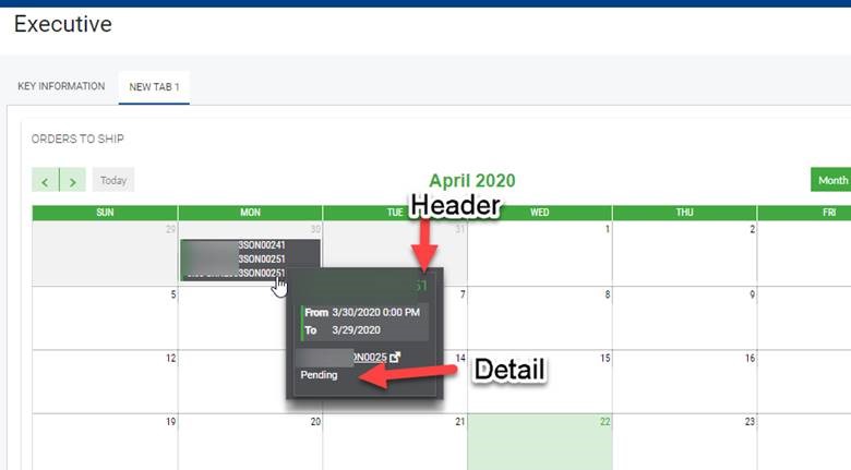 Orders to Ship Calendar Gadget in Sage X3