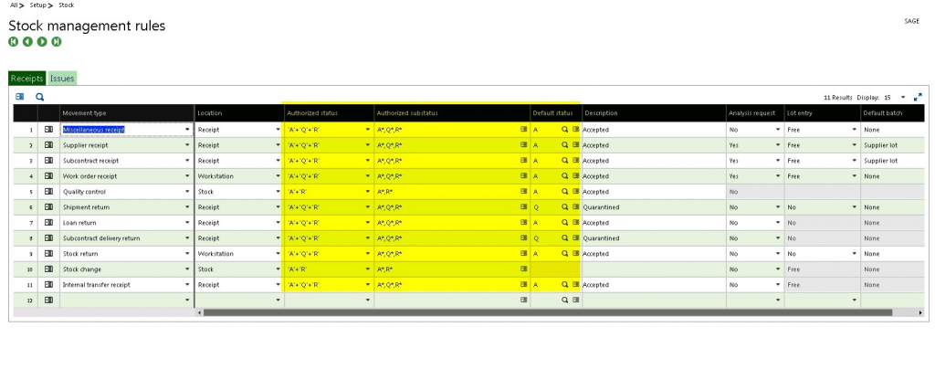 How to Assign a Product Status in Sage X3