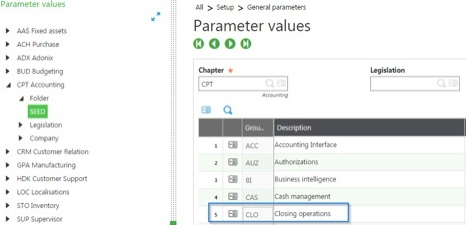 General Parameters in Sage X3