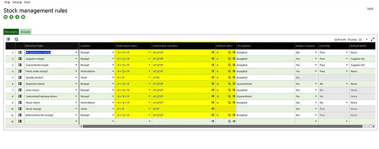 How to Assign a Product Status in Sage X3