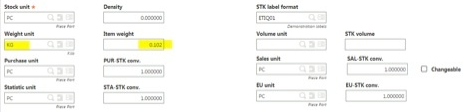Sales Order or Shipment on Weight in Sage X3