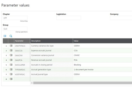 General Parameters in Sage X3