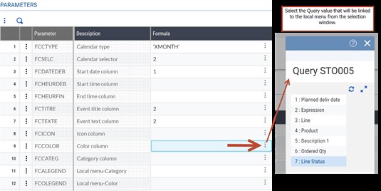 Color Coding of the Calendar Gadget in Sage X3