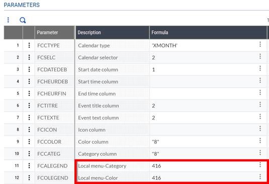 Color Coding of the Calendar Gadget in Sage X3