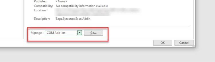 Fix Missing Sage X3 Add-Ins in MS Office