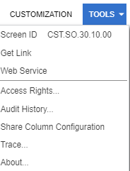 Audit History Within Acumatica