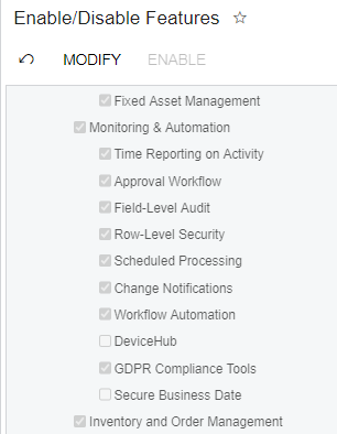 Audit History Within Acumatica