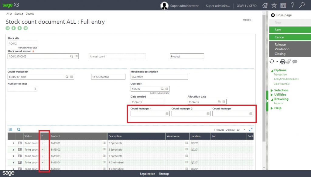 How to Perform Inventory Multi-Counting in Sage X3