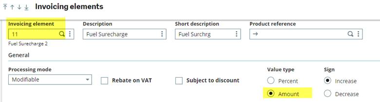 Adding Fees or Surcharges in Sage X3