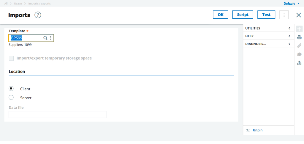 Importing Data to Update Fields in Sage X3