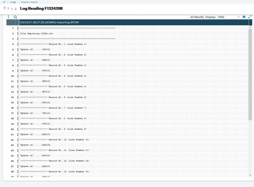 Importing Data to Update Fields in Sage X3