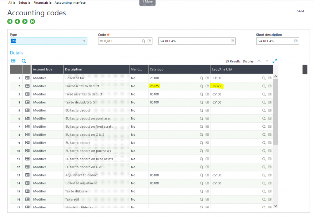 manage tax in sage x3