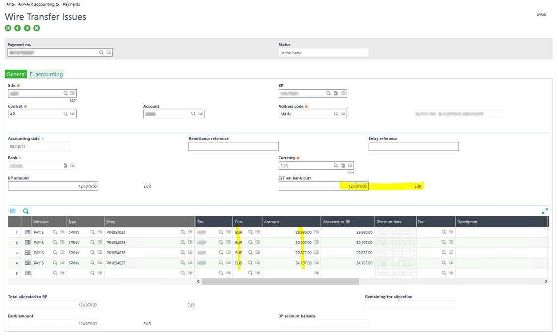 Viewing Transaction Currency Rates in Sage X3