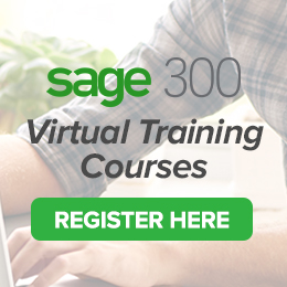 Sage 300 Virtual Training Courses
