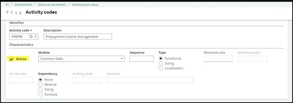 Prepayment Invoice Function Sage X3