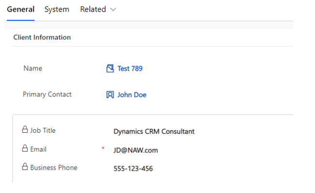 Dynamics CRM Connecting Data