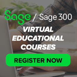 Sage 300 Virtual Educational Courses