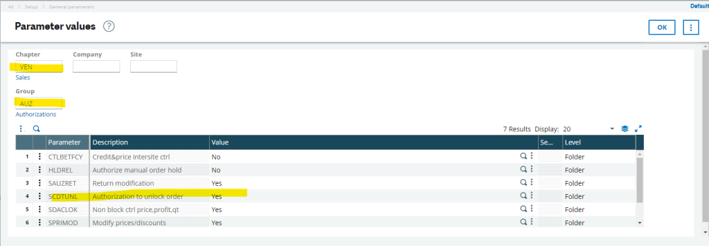 credit limit sage x3