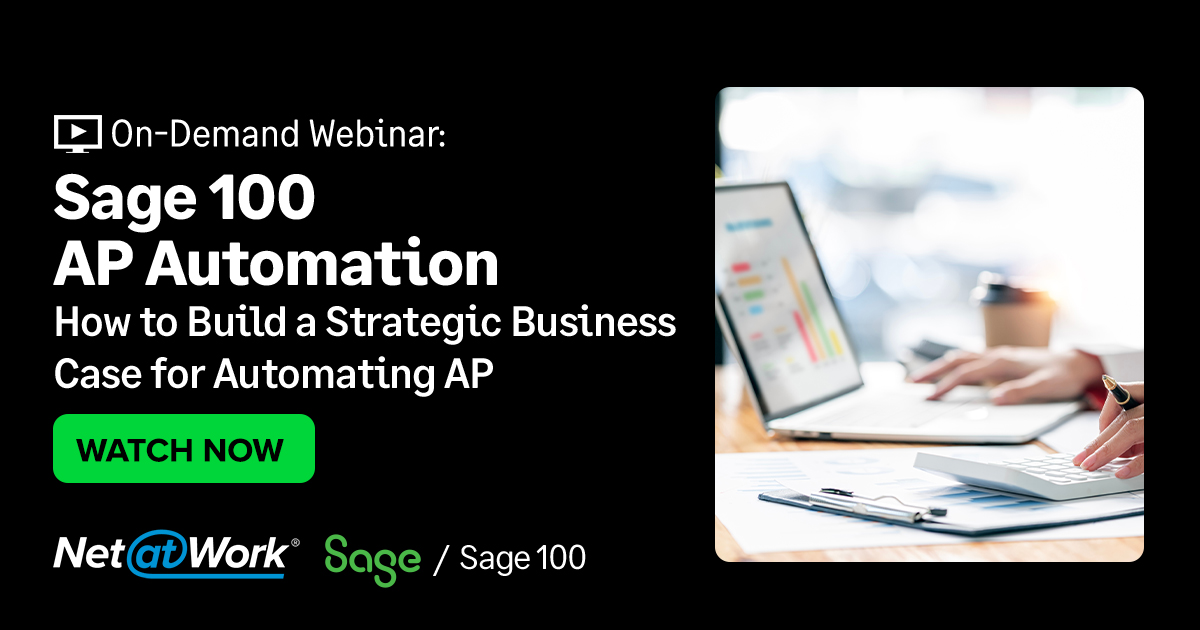 Sage 100 AP Automation How to Build a Strategic Business Case for