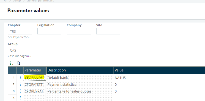cash forecasting in sage x3