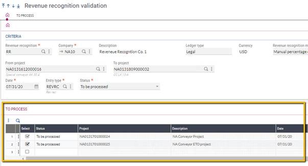 Revenue Recognition in Sage X3