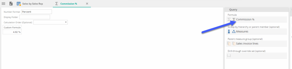 custom formula in sage x3