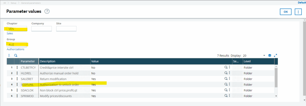 credit limit sage x3