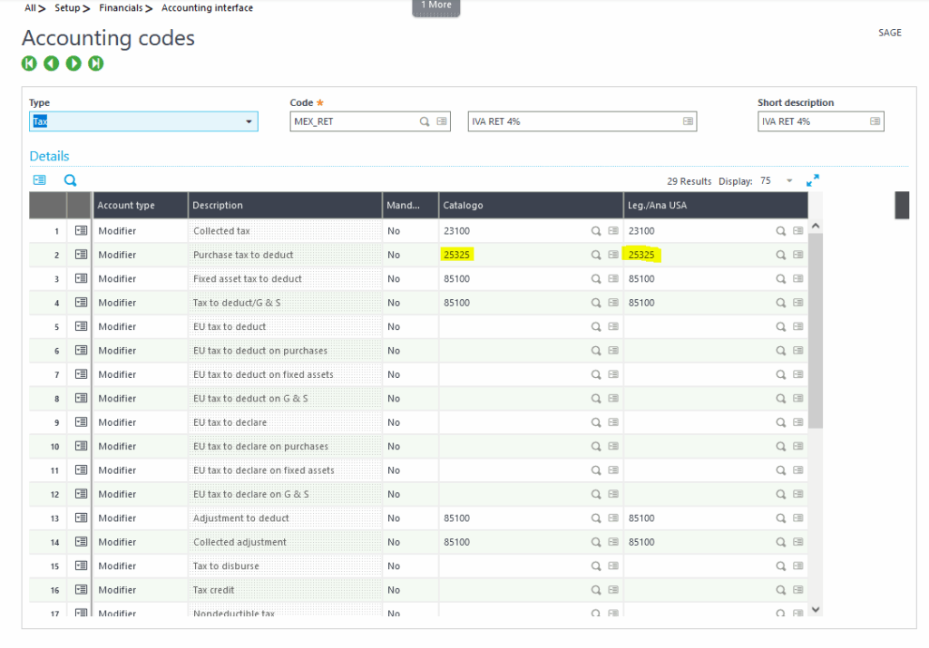 manage tax in sage x3