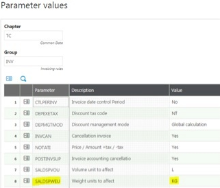 Sales Order or Shipment on Weight in Sage X3