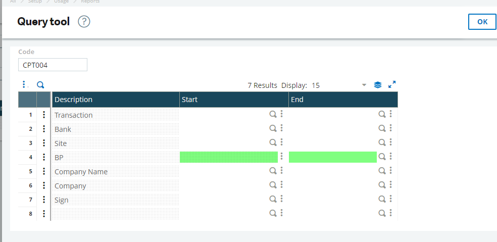 filter data in sage x3