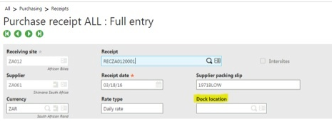 put away plan in Sage X3