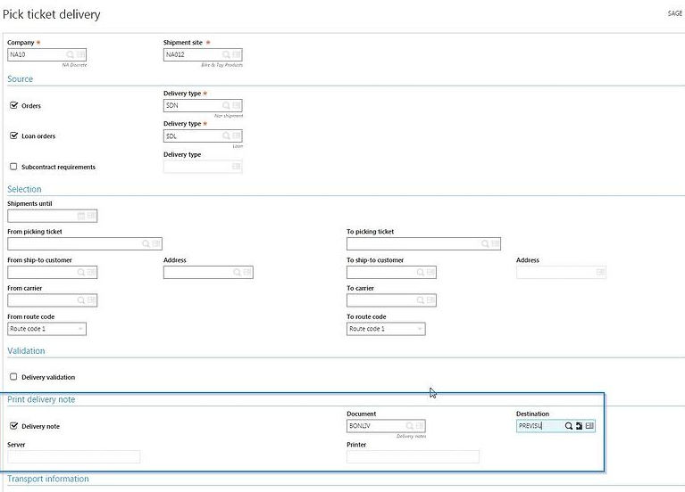 Automating Shipping in Sage X3