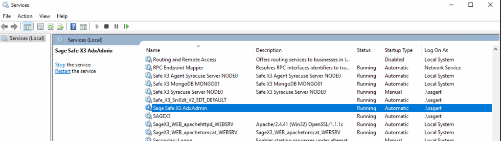 Security Vulnerability Sage X3
