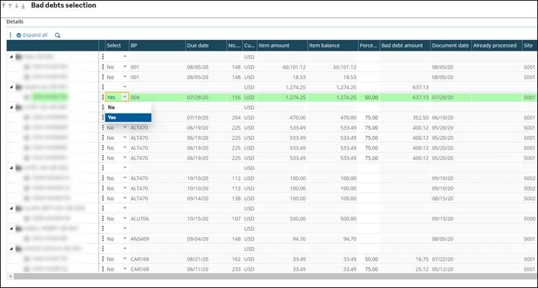 Bad Debt Management in Sage X3